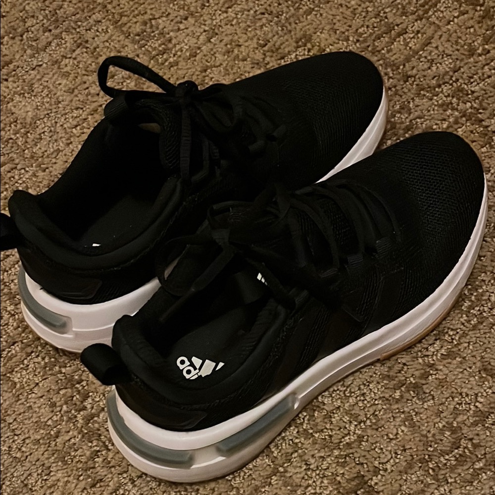 Adidas Black and White Sneakers